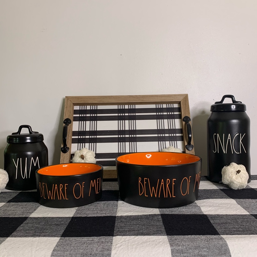 NWT🖤 Rae Dunn Black “Snack” Canister with Lid - Picture 8 of 8